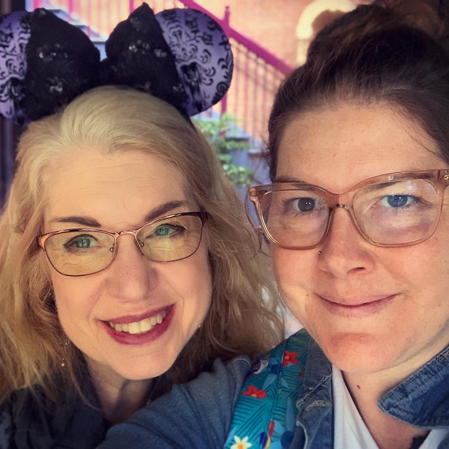 with Rickie at Disneyland